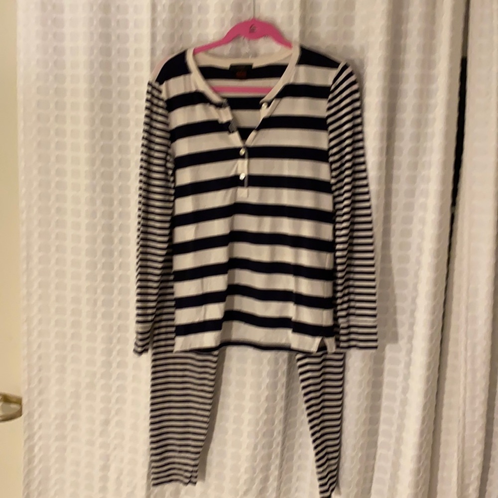 Striped Pajama Set - image 1